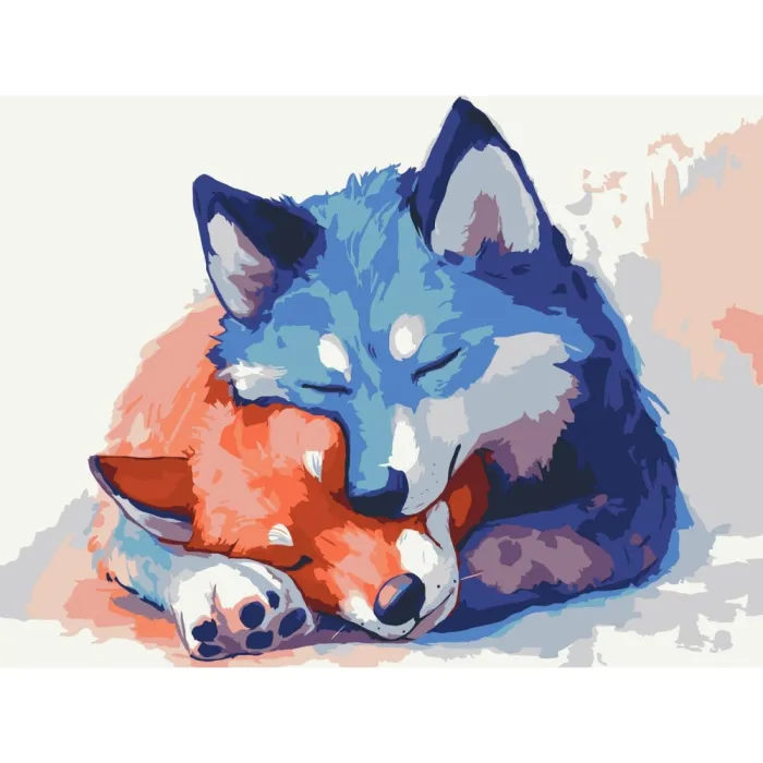 Картина за номерами Дика ніжність ©arttem_illustration 11710-AC 30x40 см
