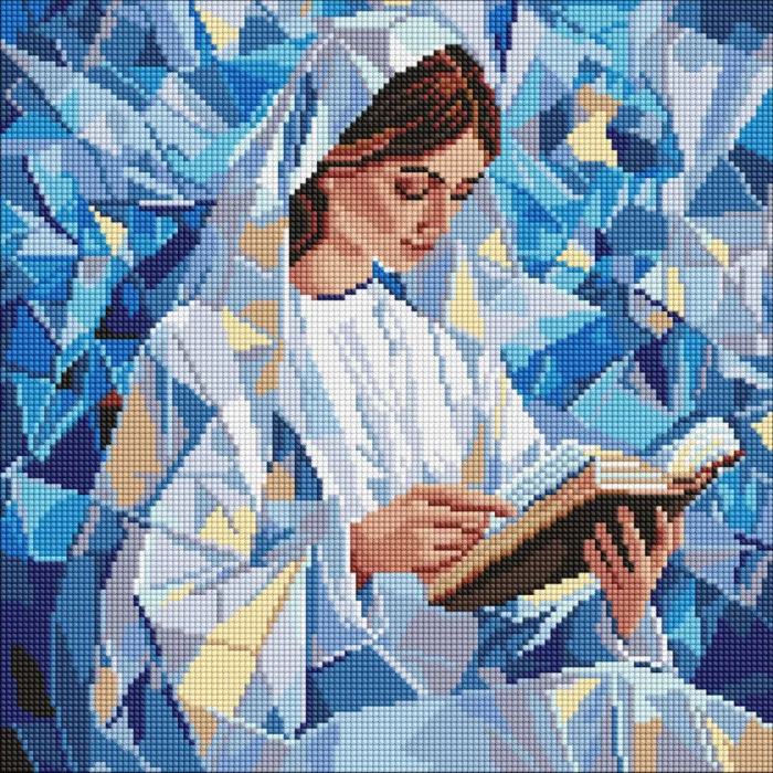 Алмазна мозаїка Тихе чтиво AMO8231, 40x40 см