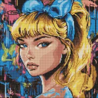 Алмазна мозаїка Сучасна Попелюшка AMO8312, 40x40 см