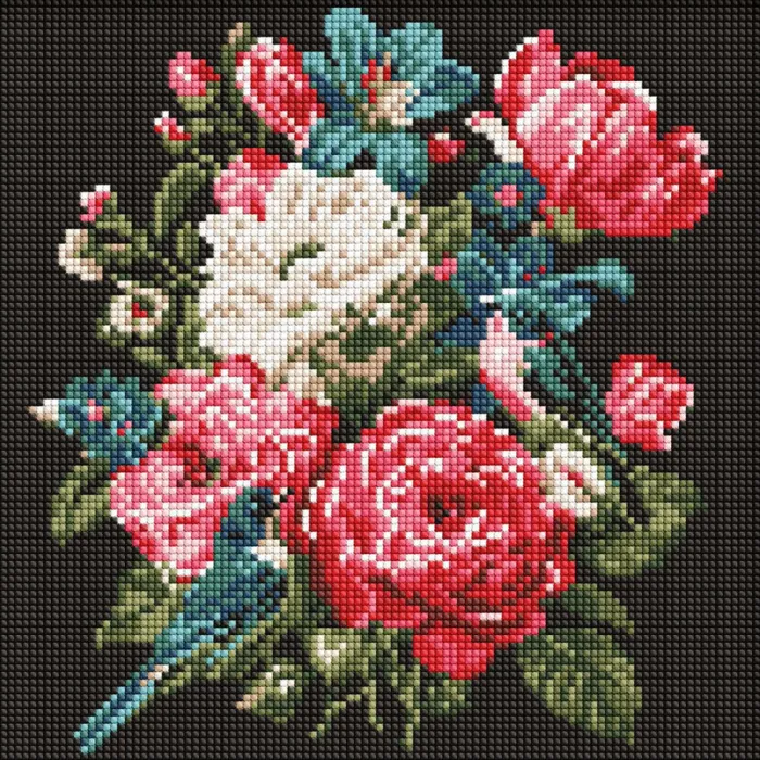 Алмазна мозаїка Букет життя AMO20082, 30x30 см