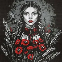 Алмазна мозаїка Жіноча сила AMO8223, 40x40 см