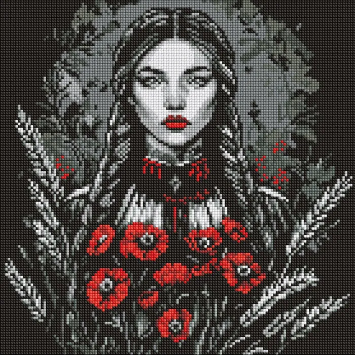 Алмазна мозаїка Жіноча сила AMO8223, 40x40 см