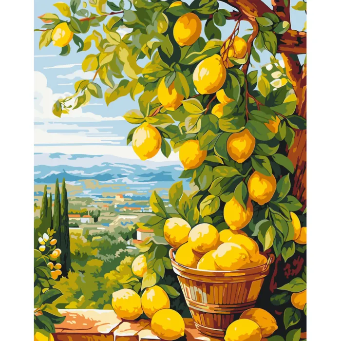 Картина за номерами Лимонне дерево LW3490, 40x50 см