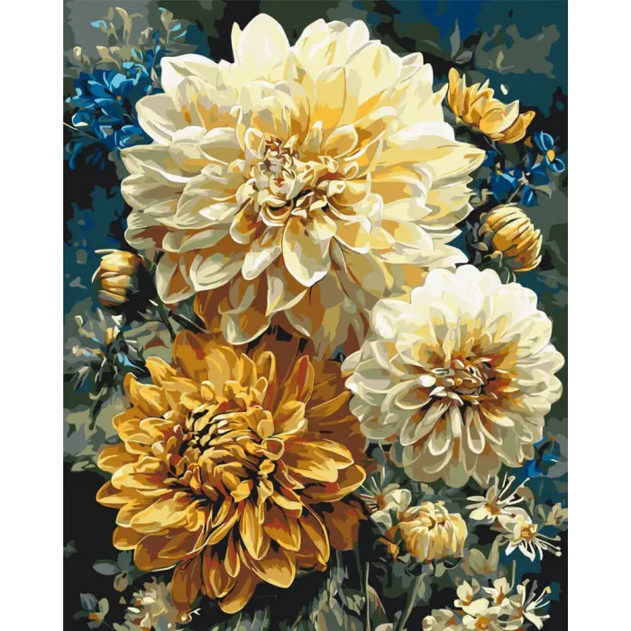 Картина за номерами Літній букет квітів LW3093-01, 40x50 см