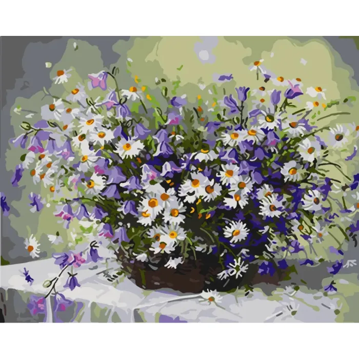 Картина за номерами Букет ромашок LW31500, 40x50 см