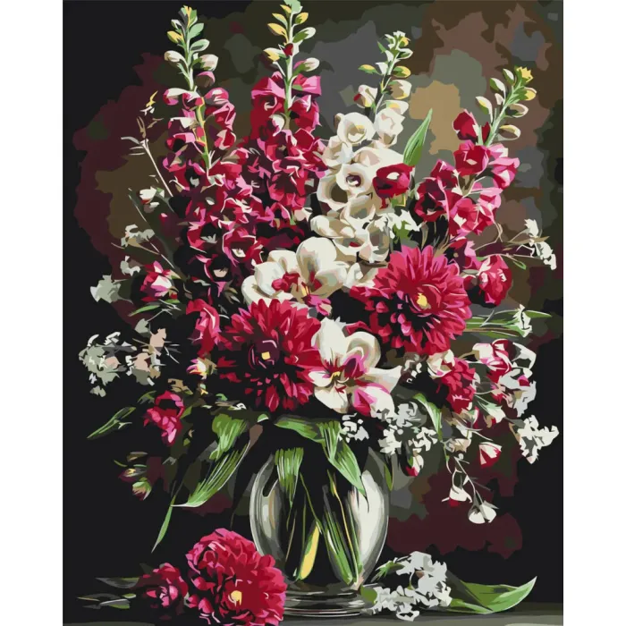 Картина за номерами Чарівний букет LW3298-01, 40x50 см