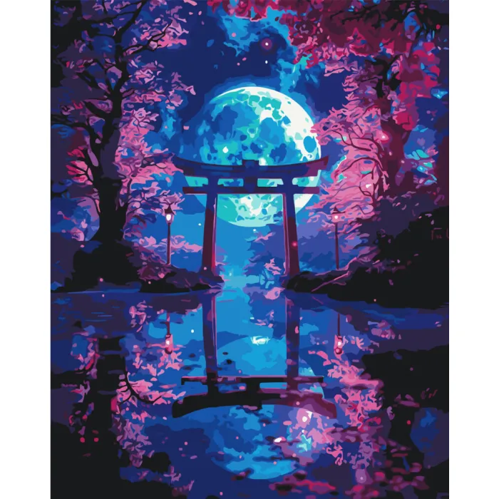 Картина за номерами Японська культура LW3463, 40x50 см