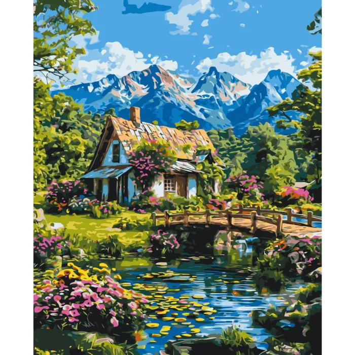Картина за номерами Альпійська гармонія LW3492, 40x50 см