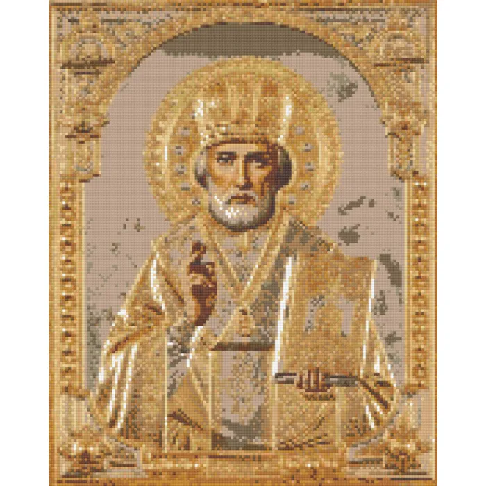 Алмазна мозаїка Микола Чудотворець OD3432, 40x50 см