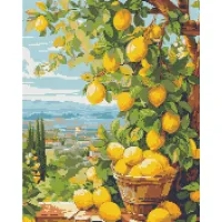Алмазна мозаїка Лимонне дерево OD3490, 40x50 см
