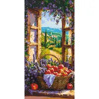 Картина за номерами Фруктовий кошик LW5133, 40x80 см