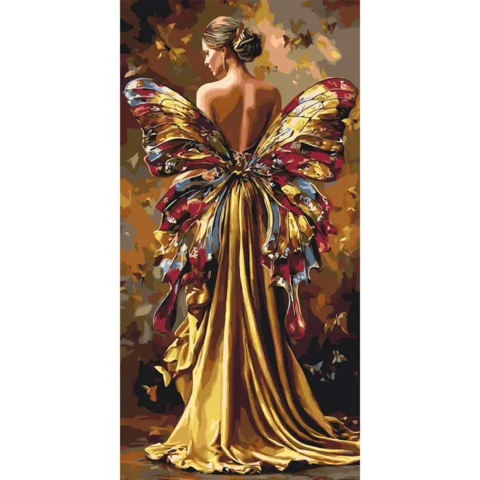 Картина за номерами Тінь метелика LW5201, 40x80 см