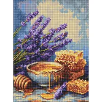 Алмазна мозаїка Лаванда та мед AMO20412, 30x40 см