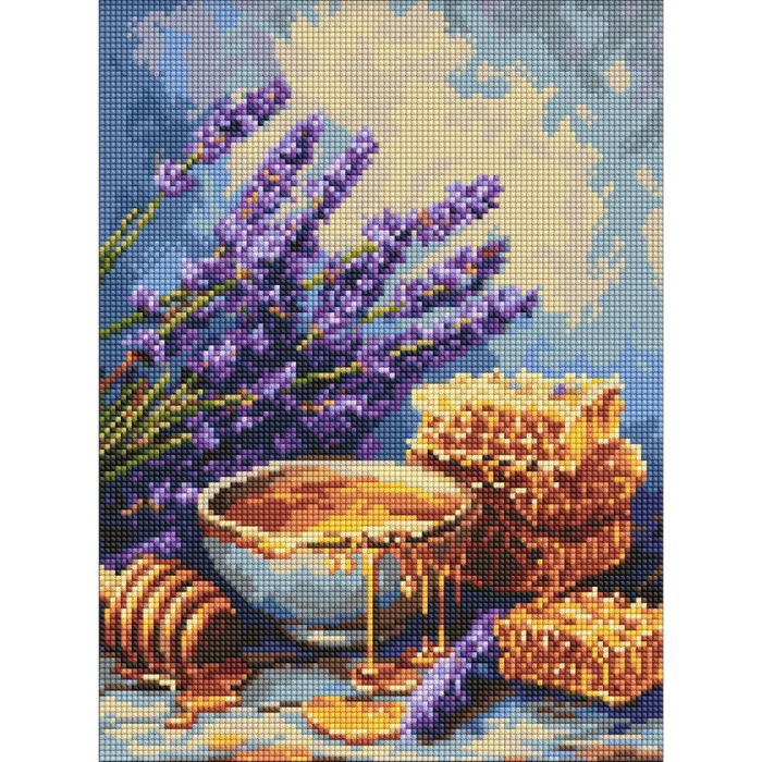 Алмазна мозаїка Лаванда та мед AMO20412, 30x40 см