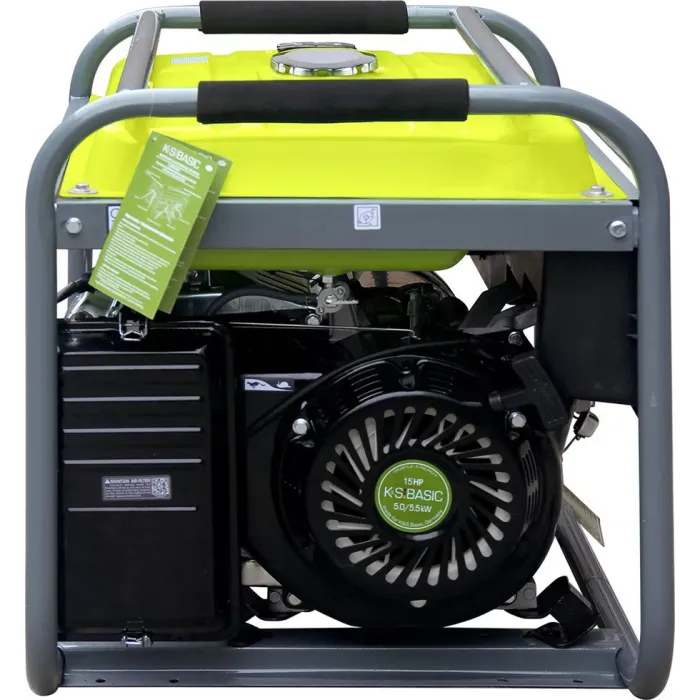 Генератор бензиновий Konner&Sohnen Basic KSB 70C, 230В, 5-5.5кВт, ручний стартер, 66.6кг