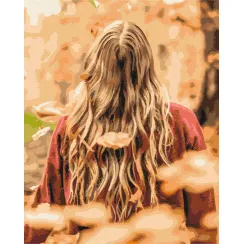 Картина за номерами Золоті коси Brushme 40x50см BS52370