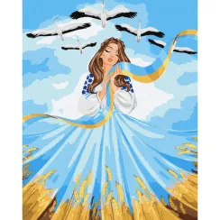 Картина за номерами Все буде Україна ©krizhanskaya Ідейка KHO2613 40x50 см