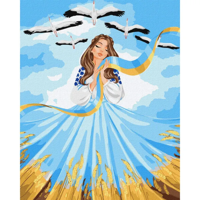 Картина за номерами Все буде Україна ©krizhanskaya Ідейка KHO2613 40x50 см