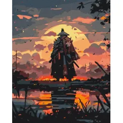 Картина за номерами Місія самурая Brushme 40x50см PBS53819