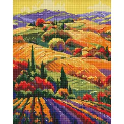 Алмазна мозаїка Барвистий краєвид AMO8074, 40x50 см