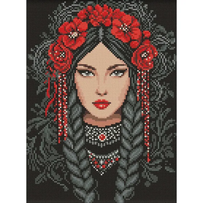 Алмазна мозаїка Незламна українка AMO8217, 30x40 см
